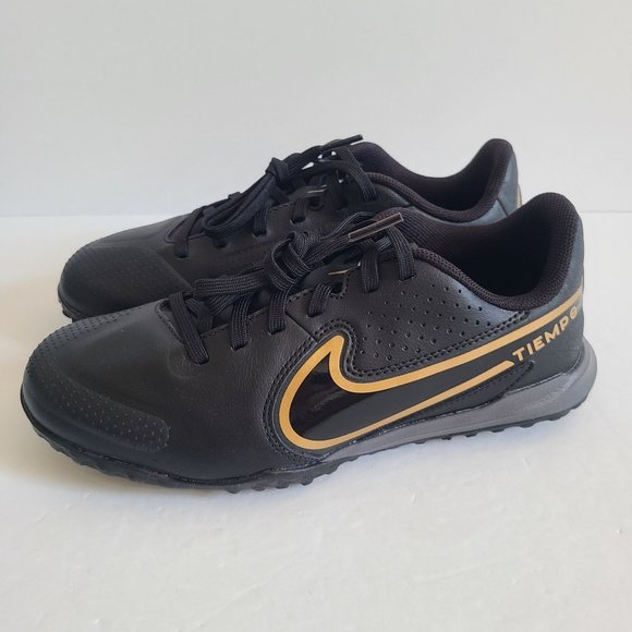 NEW Nike Jr Tiempo Legend 9 Academy Turf Soccer Shoes DA1328-007 Size Youth 4